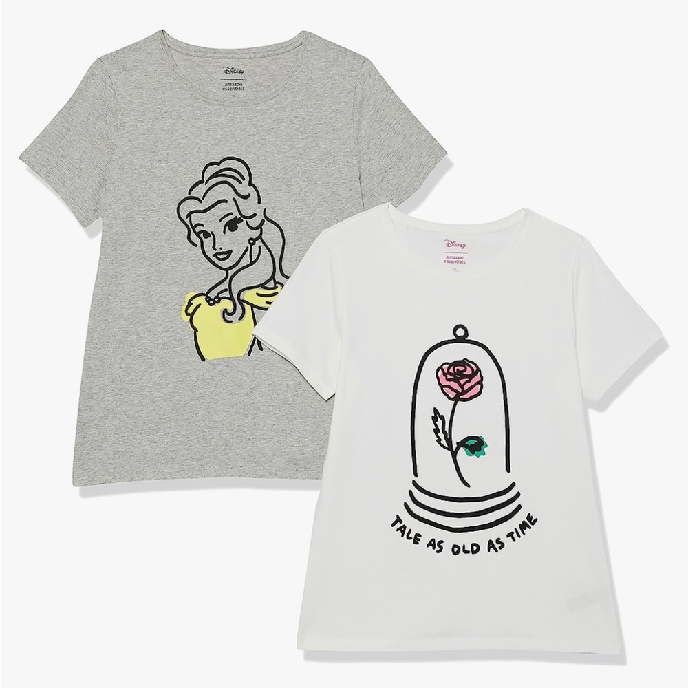 Bundle up to Disney T-shirts,Beauty and the Beast. XL NWT